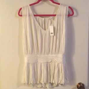 Banana republic peplum top